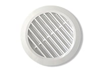 Вент.решетка D125мм белая с кольцом (по 20 шт)