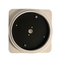 Платформа теневая круглая одинарная под светильник HANDY 20W черная 150х150х2мм