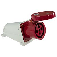 Розетка стационарная наружная TS-134 3P+PE 63А 400В IP67 ЭНЕРГИЯ /Е1001-0017/