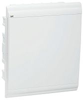 Бокс ЩРВ-П-24 мод. встраив. пластик IP41 PRIME бел. дверь IEK MKP82-V-24-WD-41-10