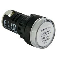 Лампа сигнальная AD22-22D d22мм белая LED 24В AC/DC цилиндр ЭНЕРГИЯ /Е0901-0129/