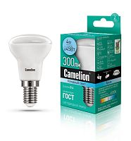 Лампа светодиодная LED4-R39/845/E14 4Вт рефлектор матовая 4500К бел. E14 150-265В Camelion 13354