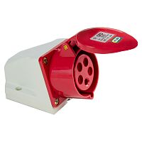 Розетка стационарная наружная TS-115 3P+PE+N 16А 400В IP44 ЭНЕРГИЯ /Е1001-0012/
