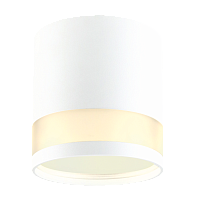 Светильник GX53 ART GLASS белый универсальный, 83*90 мм, 40 шт/кор