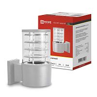 Светильник НБУ ART-1хA60-GR CITY E27 IP65 230В уличный односторон. под лампу 1хA60 алюм. сер. IN HOME 4690612037622