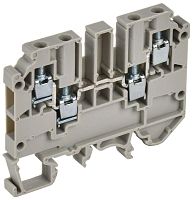 Колодка клеммная CTS-MC ARMAFIX 4 вывода 4кв.мм сер. IEK YCT12-00-4-K03-004
