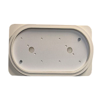Платформа теневая овальная DUO под светильник HANDY 10W белая 230х125х2мм