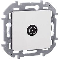 Розетка телевизионная оконечная TV Inspiria 10дБ 5-862мГц механизм бел. IEK 673870
