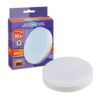 Лампа светодиодная PLED-GX53 10Вт таблетка матовая 5000К холод. бел. GX53 840лм 230В JazzWay 1029089