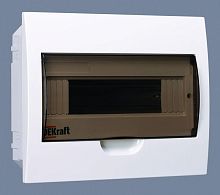Корпус встраиваемый ЩРВ-П-12 22х28х9 12мод. IP41 пластик. DEKraft 31004DEK