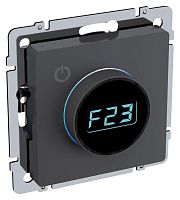 Термостат электронный с индик. BRITE СП IP20 ТС10-1-БрГ механизм графит IEK BR-RT11-K53