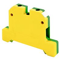 Клемма с заземлением EK 2.5мм кв. винтовая желто-зеленая (20шт/упак) ЭНЕРГИЯ /Е0507-0011/
