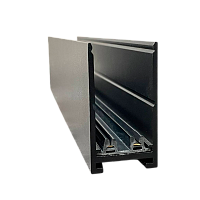 COLIBRI трековый шинопровод 220V чёрный, 2000*31*57 мм, 5 шт/кор
