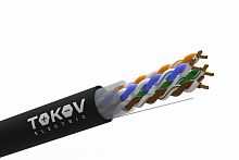 Кабель витая пара U/UTP 4х2х24AWG(0.51мм) кат.5E PE Fluke tested (м) PRO TOKOV ELECTRIC TKP-C05-U42-5E-305-OD