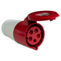 Розетка переносная TS-225 3P+PE+N 32А 400В IP44 ЭНЕРГИЯ /Е1001-0024/