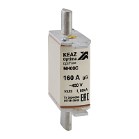 Вставка плавкая OptiFuse NH00С 100 400АС 0 gG УХЛ3 КЭАЗ 144556