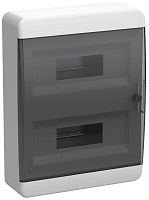 Корпус ЩРН-П-24 TEKFOR IP41 черн. прозр. дверь пластик. IEK TF5-KP12-N-24-41-K01-K03