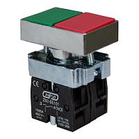 Кнопка XB2-BL8325 d22мм вкл-откл прямоугольная 1НО+1НЗ ЭНЕРГИЯ /Е0901-0046/