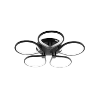 Люстра MX10029/5, черная, 130W, LM3000, 650*75 мм