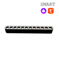 CLARUS SMART Магнитный ультратонкий трековый светильник AKCENT черный, 12W, 2700~6000K, 50 шт