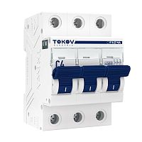 Выключатель автоматический модульный 3п C 4А 4.5кА PRIZMA TOKOV ELECTRIC TKE-PZ45-MCBI-3-4-C