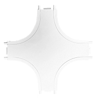CLARUS Коннектор Х образный 48V для магнитного ультратонкого шинопровода, белый, 100 шт