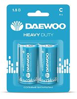 Элемент питания солевой C/R14 1.5В Heavy Duty 2021 BL-2 (уп.2шт) DAEWOO 5029422