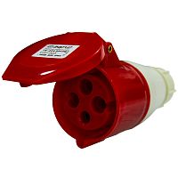Розетка переносная TS-224 3P+PE 32А 400В IP44 ЭНЕРГИЯ /Е1001-0023/