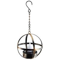 Светильник садовый ERASFM-02 Лофт 28см подвесной на цепи солнечная батарея металл ЭРА Б0044846