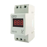 Bольтметр TED-D3 цифровой АС 0-600В (0,5) на DIN-рейку ЭНЕРГИЯ /Е1302-0005/