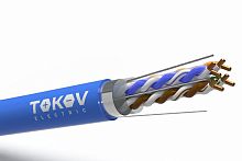 Кабель витая пара F/UTP 4х2х23AWG (0.57мм) кат.6 PVC Fluke tested (м) PRO TOKOV ELECTRIC TKP-C08-F/UTP-42-6-305