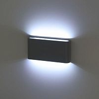 Светильник светодиодный WL41 GR 10Вт 3500К для интерьера/фасадов IP54 сер. Эра Б0054418