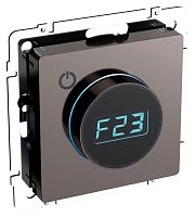 Термостат электронный с индик. BRITE СП IP20 ТС10-1-БрТБ темная механизм бронза IEK BR-RT11-K45