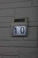 Номер дома ERAFS048-09 2LED с подсветкой солнечная батарея ЭРА Б0044249
