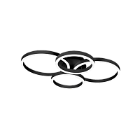 Люстра DK5850/4, черная, 132W, LM2000, 690*480*120 мм