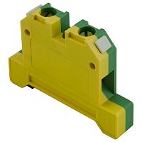 Клемма с заземлением EK 10мм кв. винтовая желто-зеленая (20шт/упак) ЭНЕРГИЯ /Е0507-0010/