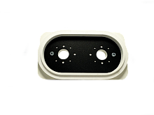 Платформа теневая черная овал DUO под светильник Art GU10 160х90х20мм