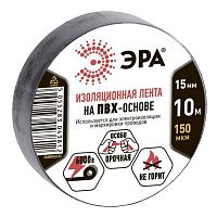 Изолента ПВХ 15ммх10м черн. ЭРА C0036558