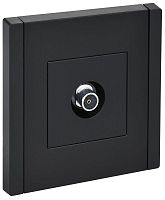 Розетка TV оконечная FORTE&PIANO FP128 черн. IEK FP-A10-O-K02