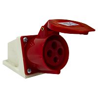 Розетка стационарная наружная TS-124 3P+PE 32А 400В IP44 ЭНЕРГИЯ /Е1001-0014/