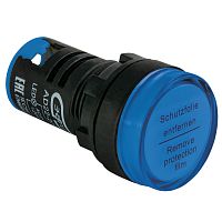 Лампа сигнальная AD22-22D d22мм синяя LED 24В AC/DC цилиндр ЭНЕРГИЯ /Е0901-0131/
