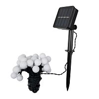 Светильник светодиодный SLR-G07-30M садовый; гирлянда матов. шарики мультицвет солнечная батарея ФАZА 5040847