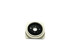 Платформа теневая чёрная круг под светильник Art GU10 90х90х20мм